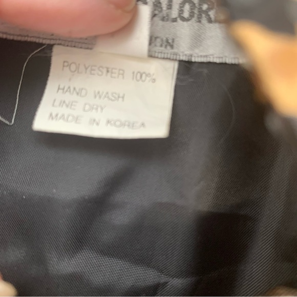 Vintage Jacket Galore Woman 2X ‎ Bomber Brown Animal Print Sequins Sparkle - Picture 8 of 10